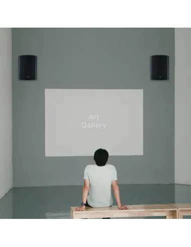 TooQ TQOWS-01B Altavoces 2.0 Pared Pizarra 2x30W Negro