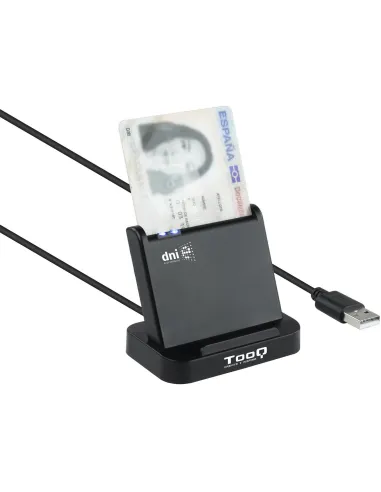 TooQ TQR-220B Lector de DNIe USB 2.0 Negro