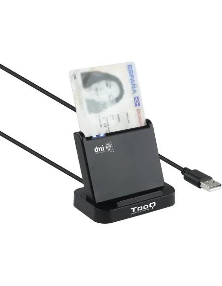 TooQ TQR-220B Lector de DNIe USB 2.0 Negro