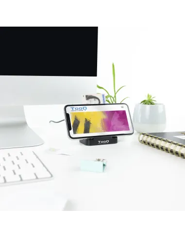 TooQ TQR-220B Lector de DNIe USB 2.0 Negro