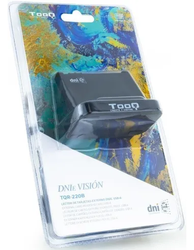 TooQ TQR-220B Lector de DNIe USB 2.0 Negro