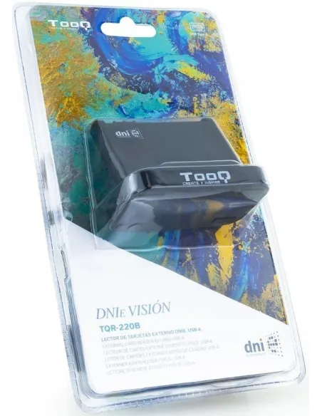 TooQ TQR-220B Lector de DNIe USB 2.0 Negro