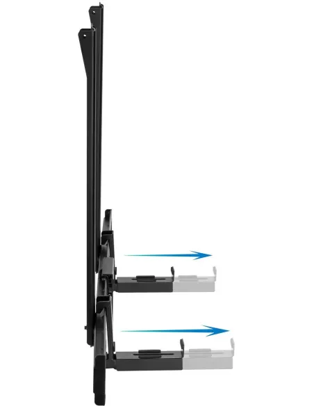 TooQ TQSBM-01 Soporte Barra Sonido para TV Multi-Instalación Máx. 15 Kg Negra