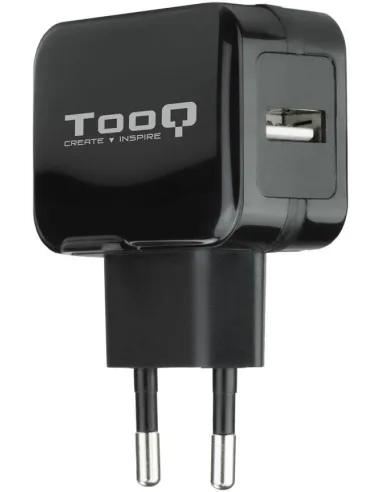 TooQ TQWC-1S01 Cargador de Pared 12 W USB-A 2.0 Negro
