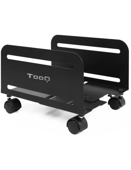 TooQ UMCS0004-B Soporte para CPU con Ruedas Máx. 10 Kg Negro