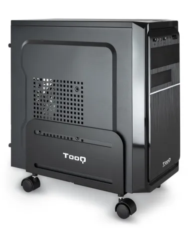 TooQ UMCS0004-B Soporte para CPU con Ruedas Máx. 10 Kg Negro
