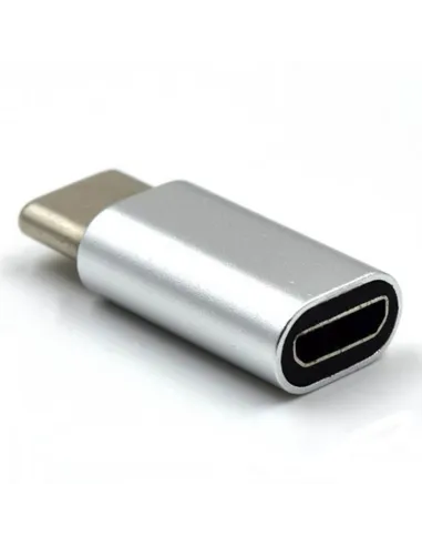 Ewent EW9645 Adaptador USB-C 3.1 a Micro USB-B 2.0 Gris