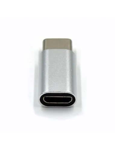 Ewent EW9645 Adaptador USB-C 3.1 a Micro USB-B 2.0 Gris