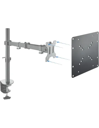 TooQ VMA0200-B Soporte de Pared para Pantallas Fijo 23"-42" Máx. 30Kg Negro