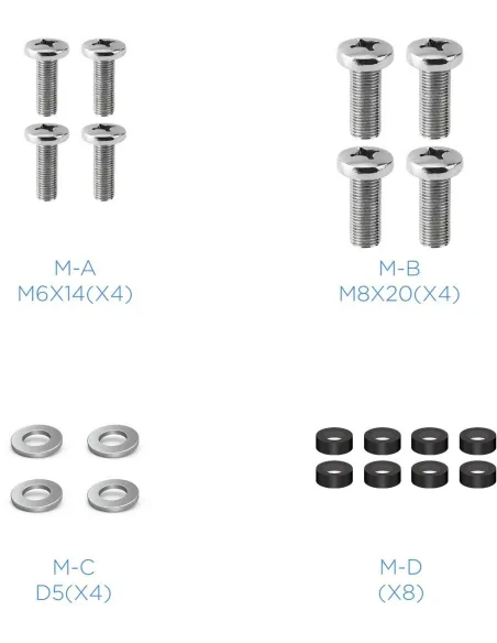 TooQ VMA0200-B Soporte de Pared para Pantallas Fijo 23"-42" Máx. 30Kg Negro