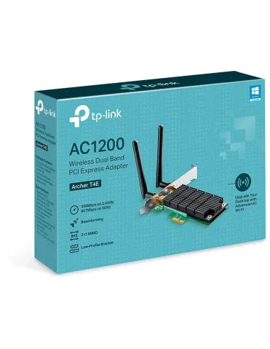 TP-Link Archer T4E Tarjeta de Red Inalámbrica Wifi 5 Doble Banda AC1200