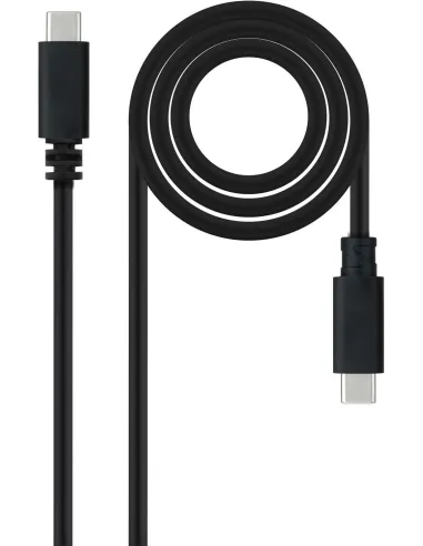 Nanocable 10.01.2301-L150 Cable USB-C/USB-C 1.5m Negro