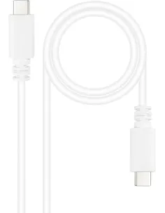 Nanocable 10.01.2301-L150-W Cables USB-C/USB-C 1.5m Blanco-CABL59711