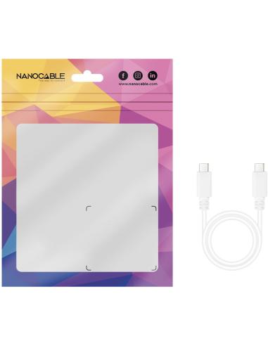 Nanocable 10.01.2301-L150-W Cables USB-C/USB-C 1.5m Blanco