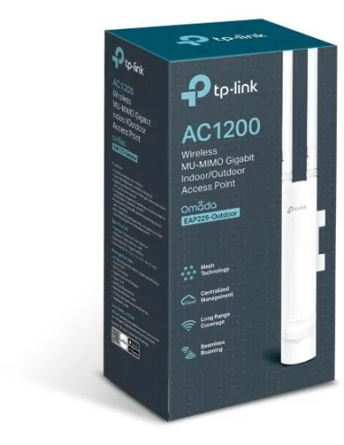 TP-Link EAP225-Outdoor Punto de Acceso Inalámbrico MU-MIMO PoE AC1200