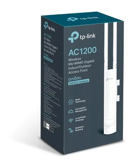 TP-Link EAP225-Outdoor Punto de Acceso Inalámbrico MU-MIMO PoE AC1200