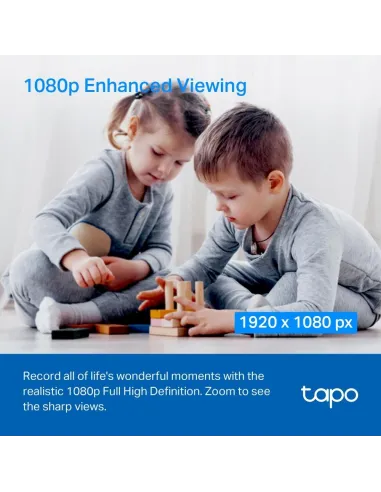 TP-Link Tapo C200 Cámara de Vigilancia 360º Wifi con Visión Nocturna y Sensor de Movimiento Blanca