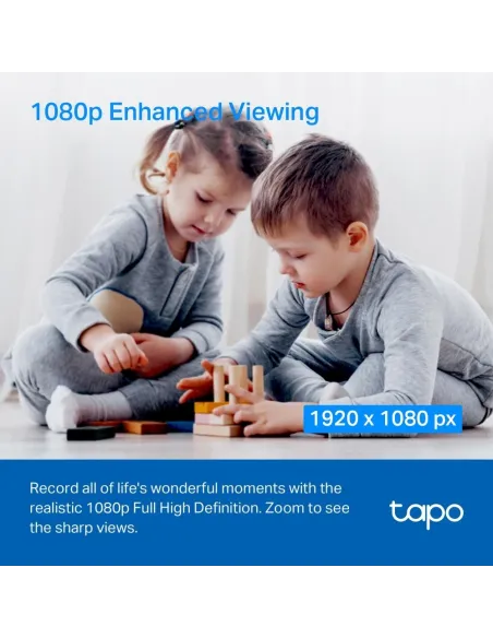 TP-Link Tapo C200 Cámara de Vigilancia 360º Wifi con Visión Nocturna y Sensor de Movimiento Blanca