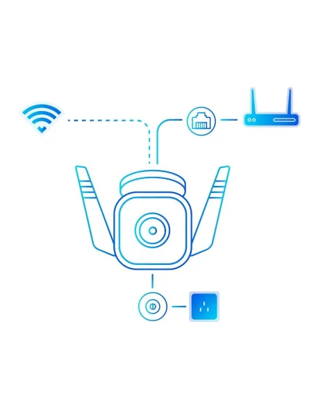 TP-Link Tapo 310 Cámara de Seguridad IP Exterior Blanca