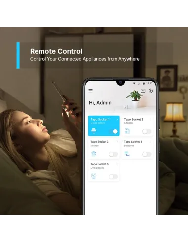 TP-Link Tapo P100 Enchufe Inteligente 2300 W Mini Smart Wifi/Bluetooth Blanco