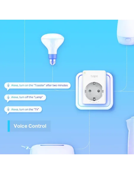 TP-Link Tapo P100 Enchufe Inteligente 2300 W Mini Smart Wifi/Bluetooth Blanco
