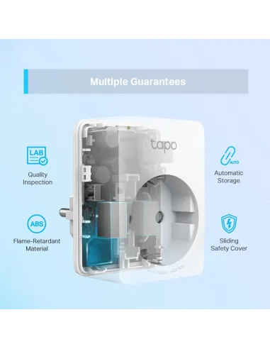 TP-Link Tapo P100 Enchufe Inteligente 2300 W Mini Smart Wifi/Bluetooth Blanco