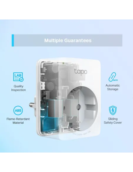 TP-Link Tapo P100 Enchufe Inteligente 2300 W Mini Smart Wifi/Bluetooth Blanco