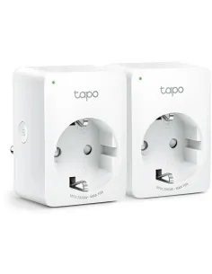 TP-Link Tapo P100 Enchufe Inteligente 2990 W Mini Smart Wifi/Bluetooth 2 Unidades Blanco-RED51977