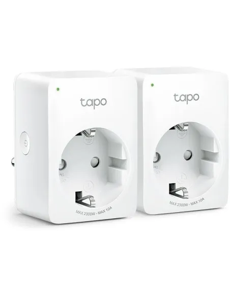 TP-Link Tapo P100 Enchufe Inteligente 2990 W Mini Smart Wifi/Bluetooth 2 Unidades Blanco