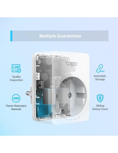 TP-Link Tapo P100 Enchufe Inteligente 2990 W Mini Smart Wifi/Bluetooth 2 Unidades Blanco