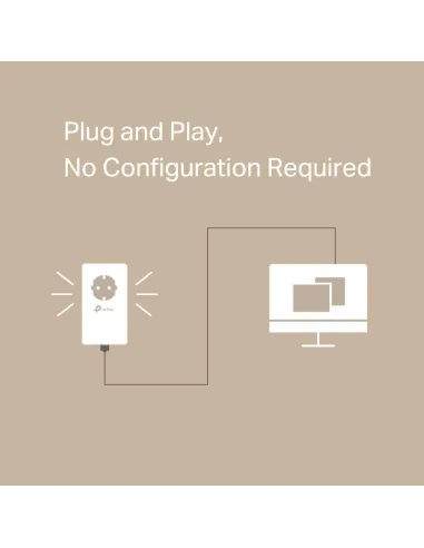 TP-Link TL-PA7017P KIT PLC Powerline Red Eléctrica AV1000 Gigabit Enchufe Incorporado 2 Unidades