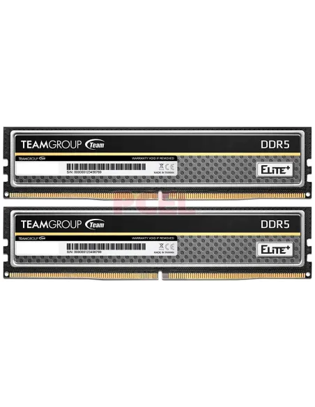 Team Group Elite Plus DDR5 5600MHz PC5-44800 32GB (2x16GB) CL46 Gris