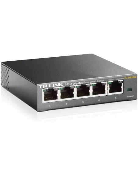 TP-Link TL-SG105E Easy Smart Switch L2 Gestionado 5 Puertos