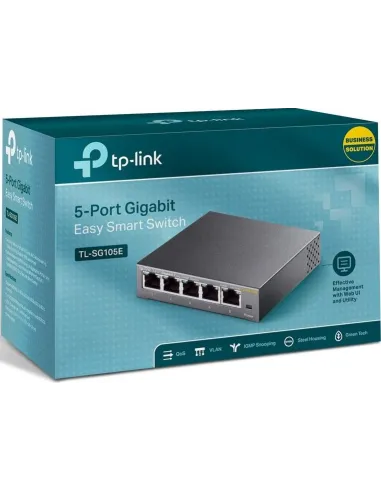 TP-Link TL-SG105E Easy Smart Switch L2 Gestionado 5 Puertos