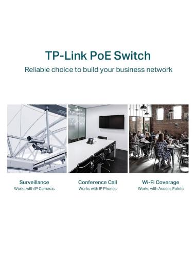 TP-Link TL-SG1428PE Switch L2 Gestionado 24 Puertos PoE + 2 Puertos SFP