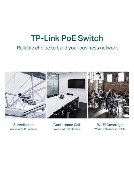 TP-Link TL-SG1428PE Switch L2 Gestionado 24 Puertos PoE + 2 Puertos SFP