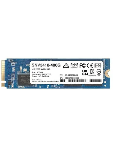 Synology SNV3410-400G SSD 400GB M.2 2280 NVMe PCIe 3.0x4
