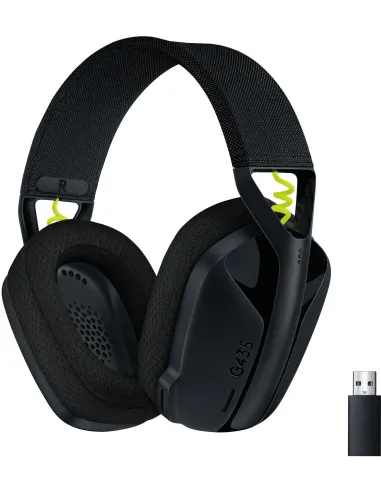 Logitech G435 LIGHTSPEED Auriculares Gaming Inalámbricos Negros