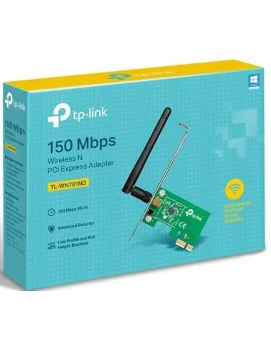 TP-Link TL-WN781ND Tarjeta de Red Inalámbrica 150Mbps Wifi 3 PCI Express