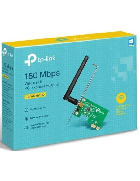 TP-Link TL-WN781ND Tarjeta de Red Inalámbrica 150Mbps Wifi 3 PCI Express