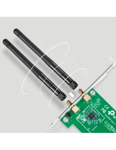 TP-Link TL-WN881ND V2.0 Tarjeta de Red 300Mbs Wifi 4 PCI Express