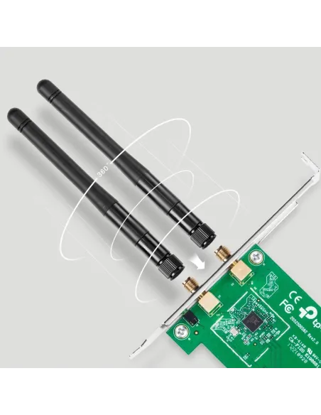 TP-Link TL-WN881ND V2.0 Tarjeta de Red 300Mbs Wifi 4 PCI Express