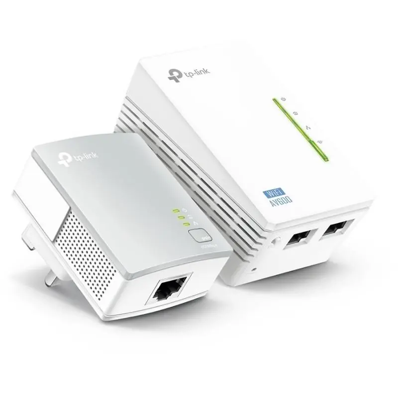 TP-Link TL-WPA4220 KIT PLC Powerline Red Eléctrica AV600 + WiFi 4 N300 2 Unidades