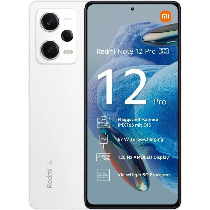 Xiaomi Redmi Note 12 Pro 5G 6/128GB Blanco