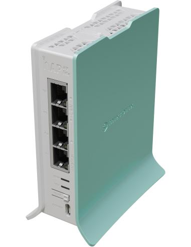 Mikrotik hAP Router Inalámbrico Gigabit Ethernet Banda 2,4 GHz Verde/Blanco