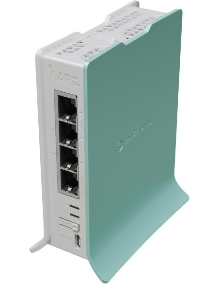 Mikrotik hAP Router Inalámbrico Gigabit Ethernet Banda 2,4 GHz Verde/Blanco