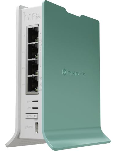 Mikrotik hAP Router Inalámbrico Gigabit Ethernet Banda 2,4 GHz Verde/Blanco