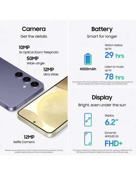 Samsung Galaxy S24 8/128GB Amarillo