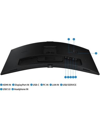 Samsung ViewFinity S65VC 34" LCD UltraWide WQHD 100Hz FreeSync Webcam USB-C Curva