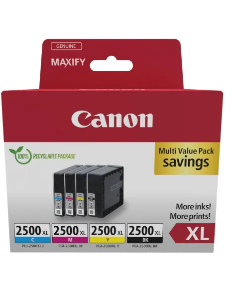 Canon PGI-2500XL Cartucho de Tinta Original Alta Capacidad Negro + Tricolor